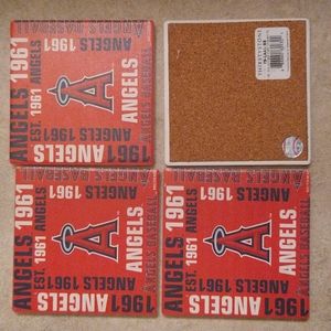 Anaheim Los Angeles Angels 4 ceramic coasters